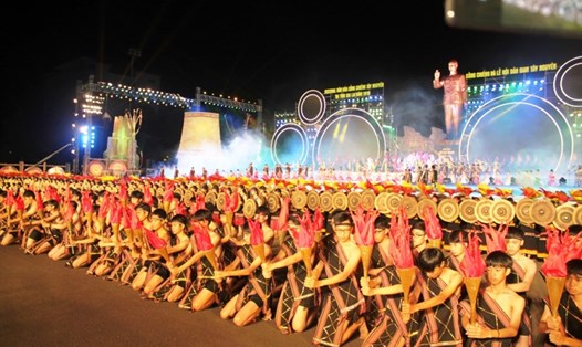 Festival văn hóa cồng chiêng Tây Nguyên 2018 được tỉnh Gia Lai tổ chức đăng cai. Ảnh Đình Văn