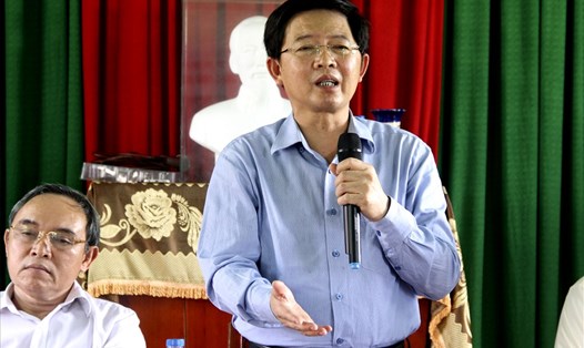 Chủ tịch UBND tỉnh Bình Định Hồ Quốc Dũng khẳng định, sẽ thực hiện đúng với những gì đã cam kết với người dân. Ảnh: N.T