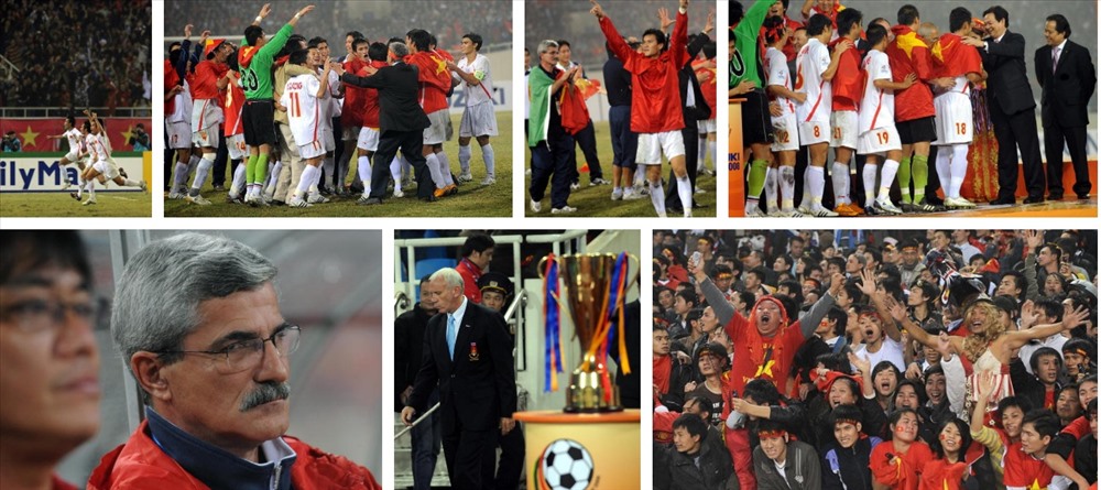 Việt Nam vô địch AFF Cup 2008: Duy Mạnh nhặt bóng ở sân Mỹ Đình, Quang Hải thần tượng Công Vinh