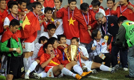 Tuyển Việt Nam vô địch AFF Cup 2008.