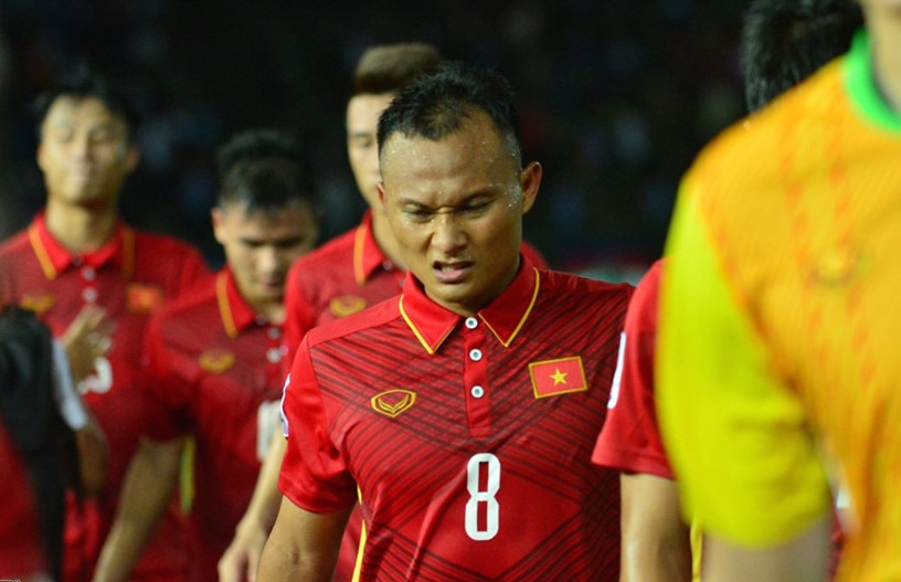 Trọng Hoàng là cầu thủ có nhiều kinh nghiệm ở ĐTVN hiện tại. Ảnh: Nguyễn Đăng 