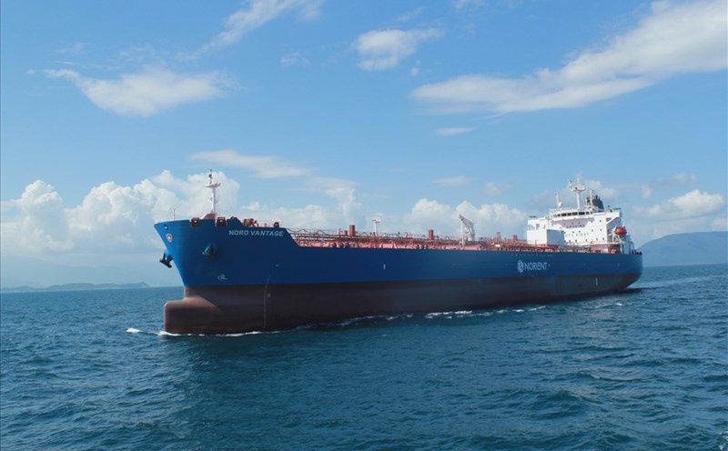 Một tàu mới được Công ty Huyndai Vinashin hạ thủy, bàn giao cho khách hàng tháng 10.2018. Ảnh: Huyndai Vinashin