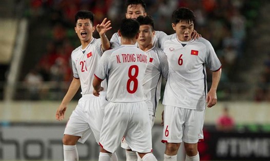 Thắng Lào 3-0, đội tuyển Việt Nam đã có khởi đầu thuận lợi tại AFF Cup 2018.  Ảnh: Đ.Đ.