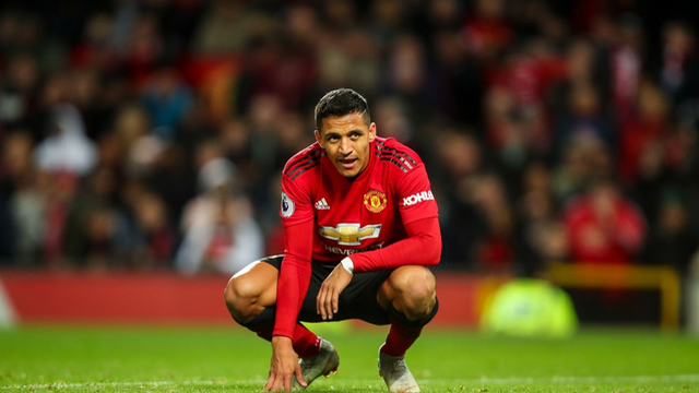 Tại MU, Sanchez chỉ còn là cái bóng mờ so với thời gian ở Arsenal.