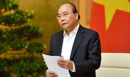 Thủ tướng Nguyễn Xuân Phúc, Trưởng Tiểu ban chủ trì phiên họp (Ảnh: VGP)