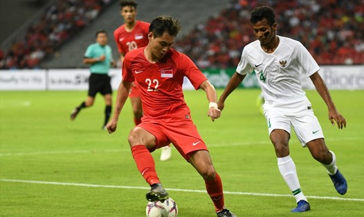 Indonesia thất bại 0-1 trước Singapore trong trận mở màn. (Ảnh - Trang chủ AFF Cup)