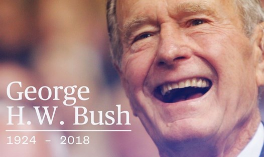 Cựu Tổng thống Mỹ George HW Bush. Ảnh: NBC. 