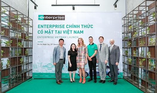 Lễ chính thức ra mắt dịch vụ cho thuê xe của Enterprise Rent-A-Car tại Việt Nam. 