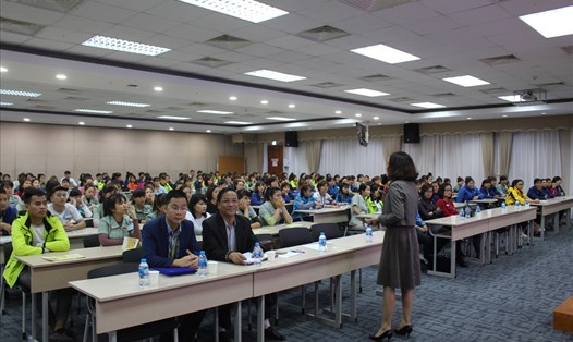 Một buổi tuyên truyền về bình đẳng giới và phòng chống bạo lực trên cơ sở giới cho CNLĐ của LĐLĐ tỉnh Bắc Ninh.