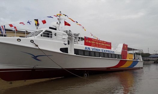 Tàu An Vĩnh Express vừa được hạ thủy.