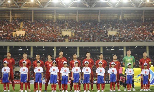 ĐT Việt Nam từng dùng đội hình này đánh bại Malaysia ở vòng bảng. Ảnh: Quốc Bình 