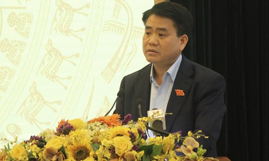 Chủ tịch UBND TP Hà Nội Nguyễn Đức Chung. Ảnh Trần Vương
