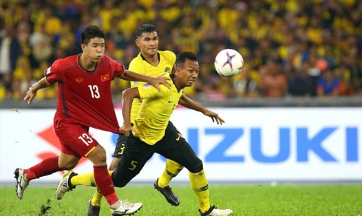 Tuyển Việt Nam và Malaysia hòa 2-2 trên sân Bukit Jalil. Ảnh AFF