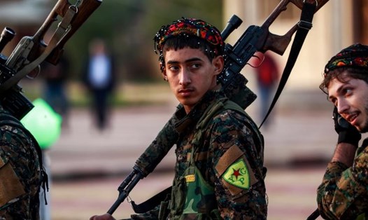 Thành viên của YPG và SDF do Mỹ hậu thuẫn. Ảnh: Getty Images