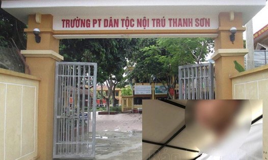 Trường Phổ thông dân tộc nội trú THCS Thanh Sơn - nơi hiệu trưởng bị tố lạm dụng tình dục học sinh.