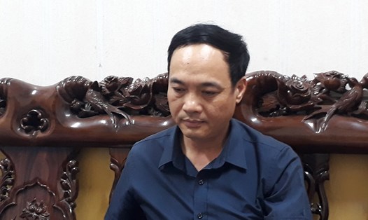 Ông Đặng Xuân Hậu - Chủ tịch UBND phường Lê Hồng Phong. Ảnh: PV.