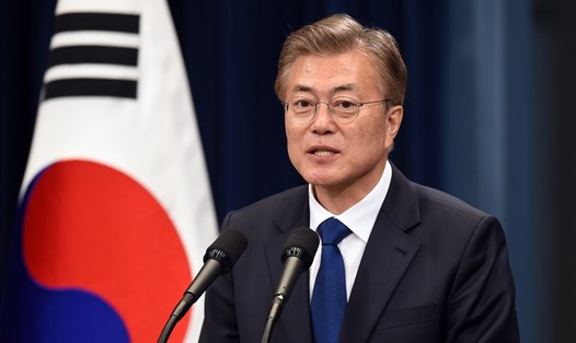 Tổng thống Hàn Quốc Moon Jae-in. Ảnh: Time