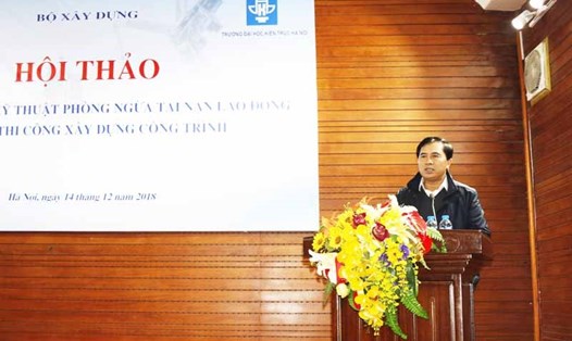 Thứ trưởng Lê Quang Hùng phát biểu tại hội thảo 