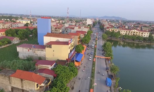 Một góc huyện Việt Yên, huyện đầu tiên của tỉnh Bắc Giang đạt chuẩn huyện NTM năm 2018. Ảnh: Thành Chung