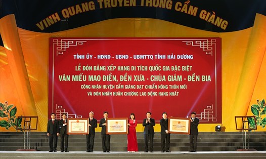 Sau 8 năm triển khai sâu rộng, huyện Cẩm Giàng đã về đích NTM. Ảnh: VGP/Thành Chung