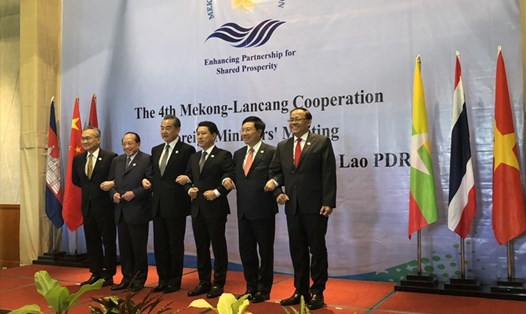 Hội nghị Bộ trưởng Ngoại giao Hợp tác Mekong-Lan Thương (MLC) lần thứ 4. Ảnh: BNG. 