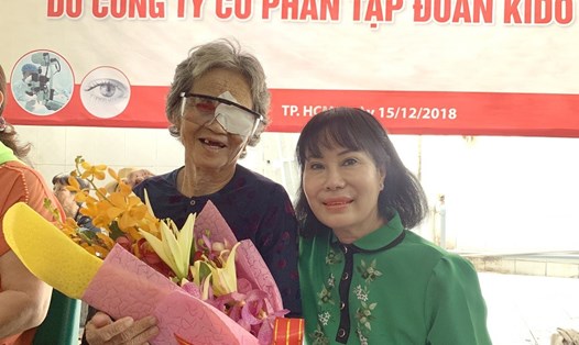 Chị Nguyễn Thị Xuân Liễu– PTGĐ Tập đoàn KIDO, đại diện nhà tài trợ
