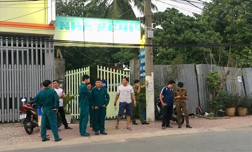 Nhà nghỉ nơi xảy ra vụ việc chết người. Nhà nghỉ nơi xảy ra vụ việc chết người.