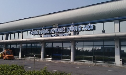 Cảng hàng không sân bay Đồng Hới (Quảng Bình) sẽ được tiếp tục mở rộng quy mô để đáp ứng nhu cầu ngày càng tăng của du khách quốc tế, nội địa. Ảnh: T.L