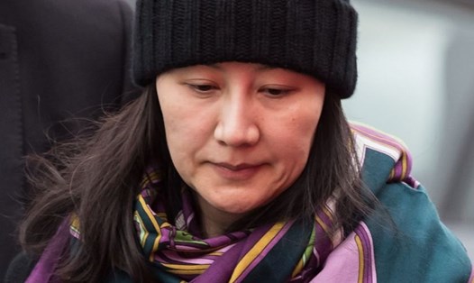 Bà Mạnh Vạn Châu được bảo lãnh tại ngoại ở Vancouver. Ảnh: The Canadian Press