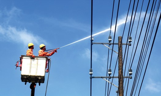 CN của EVNSPC vệ sinh lưới điện