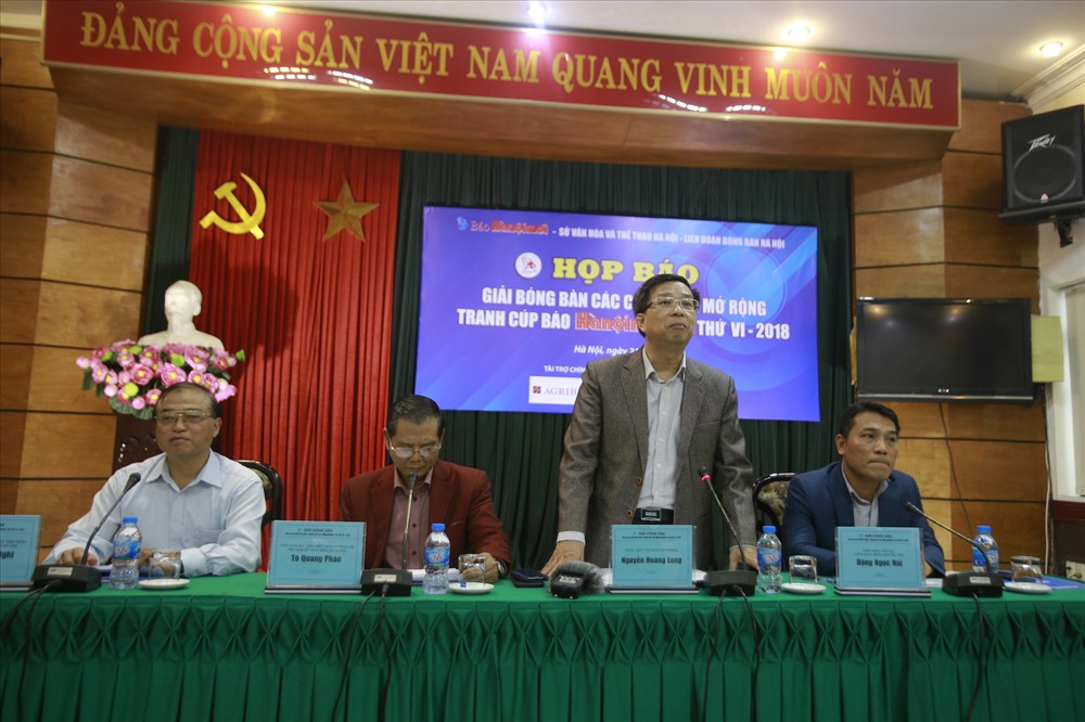 Buổi họp báo giới thiệu giải đấu. Ảnh: Đ.H