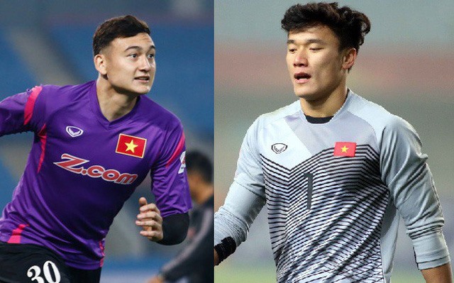 Văn Lâm và Bùi Tiến Dũng.