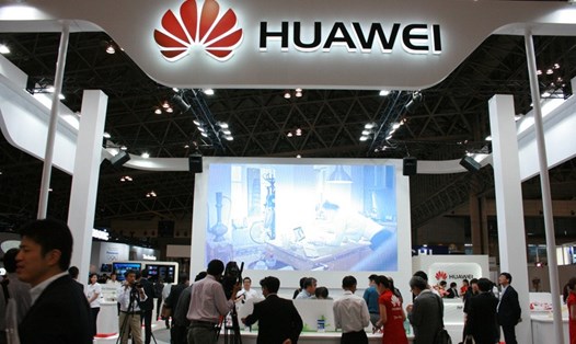 Huawei tăng trưởng điện thoại di động 30% so với năm ngoái. Ảnh: Ceatec