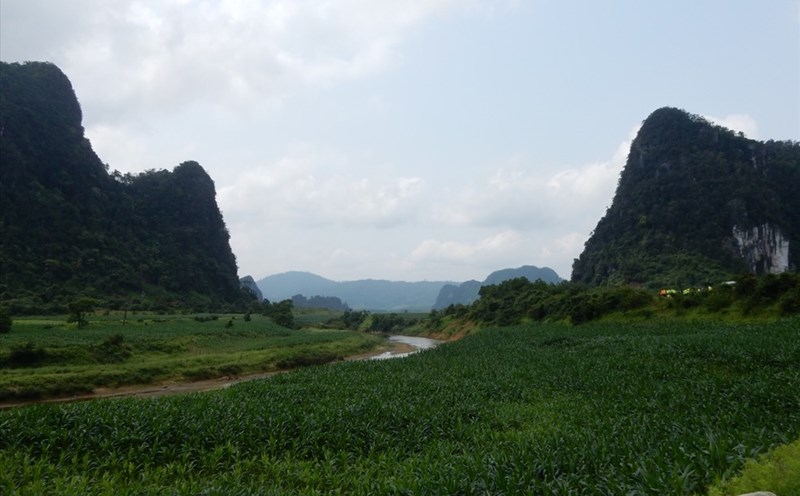 Phong cảnh miền núi Quảng Bình đẹp mê hoặc cả du khách lẫn giới điện ảnh. Ảnh: TH