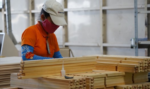 Giá gỗ và các sản phẩm từ gỗ XK tăng 0,16% so với quý trước. Ảnh: Kh.V