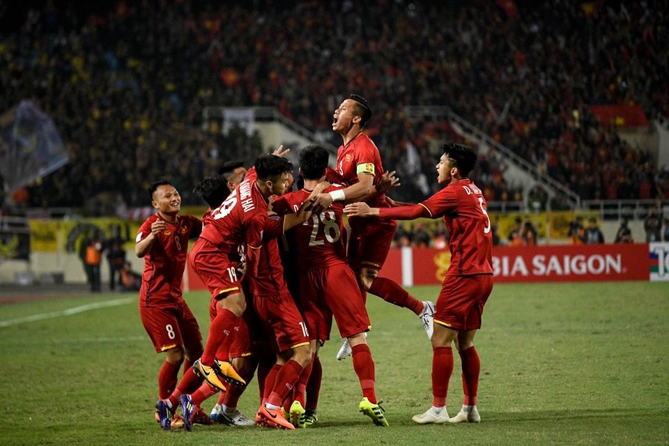 Độ tuổi trung bình của ĐT Việt Nam tại Asian Cup 2019 là 23,1 tuổi. Ảnh D.Q.B