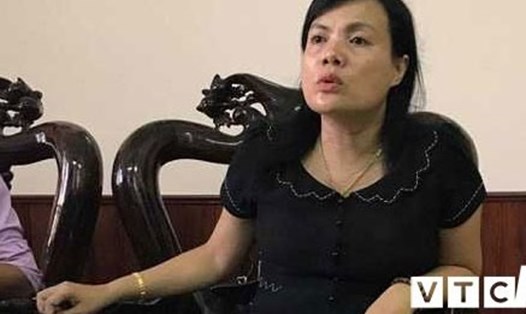 Bà Hồ Thị Lệ Hà lúc đang làm Bí thư Huyện ủy Hướng Hóa - Quảng Trị. Ảnh: VTC New