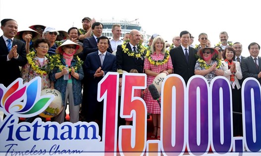 Du lịch Việt Nam đón vị khách thứ 15 triệu trong năm 2018. Ảnh: T.L