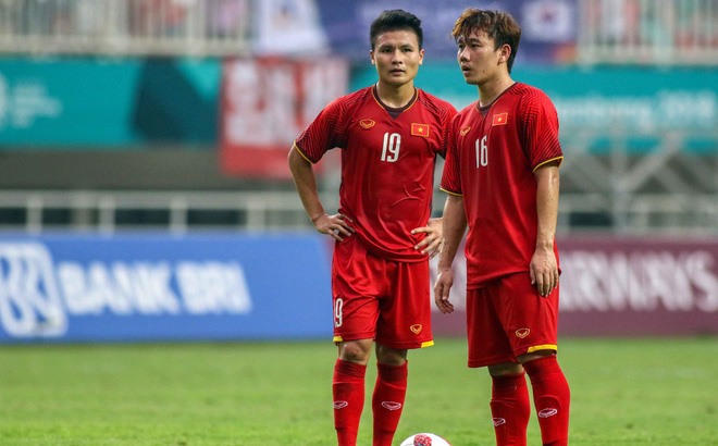 Quang Hải, Minh Vương là những cầu thủ thấp nhất ĐT Việt Nam.