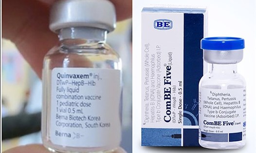 Loại vắc xin mới ComBE Five gây phản ứng sau tiêm. Ảnh: BYT
