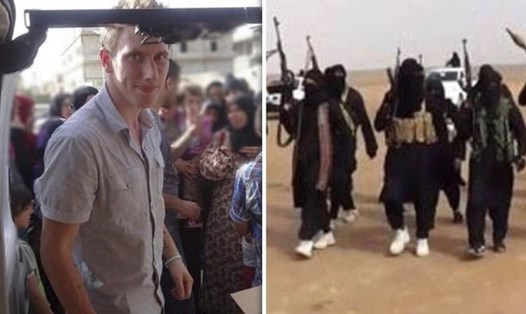 Liên quân tiêu diệt thủ lĩnh IS, kẻ đã chặt đầu quân nhân Mỹ Peter Kassig (trái). Ảnh: Reuters