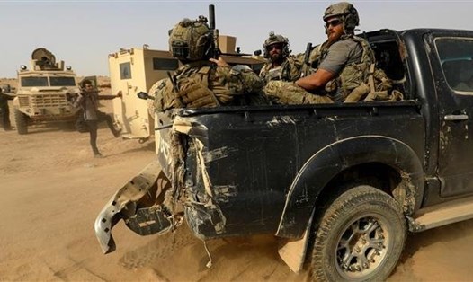 Binh lính Mỹ ở Syria. Ảnh: AFP