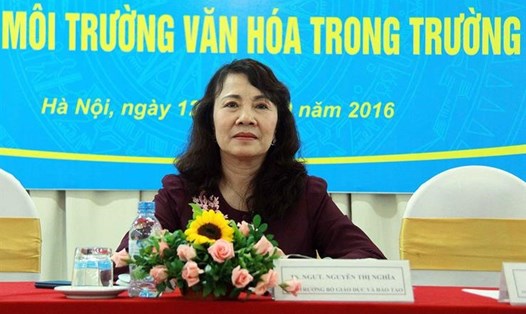 Thứ trưởng Bộ GDĐT Nguyễn Thị Nghĩa khẳng định hành vi phản giáo dục trong vụ giáo viên chỉ đạo tát học sinh 231 cái. Ảnh: Theo TC Giáo dục