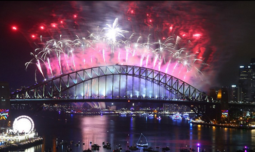 Sydney nổi tiếng với những màn pháo hoa hoành tráng.