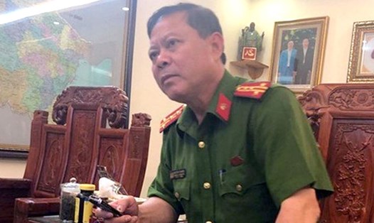 Đại tá Nguyễn Chí Phương - Trưởng Công an TP. Thanh Hoá. 