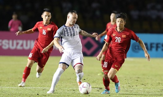 ĐT Việt Nam dù có lợi thế rất lớn sau trận lượt đi nhưng vẫn đề cao sự thận trọng ở trận lượt về vào tối nay trước ĐT Philippines. Ảnh: Đ.Đ