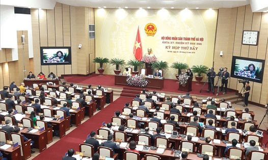 Hôm nay (6.12), HĐND TP Hà Nội lấy phiếu tín nhiệm 36 chức danh do HĐND TP bầu hoặc phê chuẩn. Ảnh Trần Vương