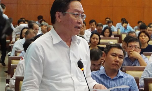 Ông Nguyễn Tấn Bỉnh - Giám đốc Sở Y tế TPHCM.  Ảnh: M.Q