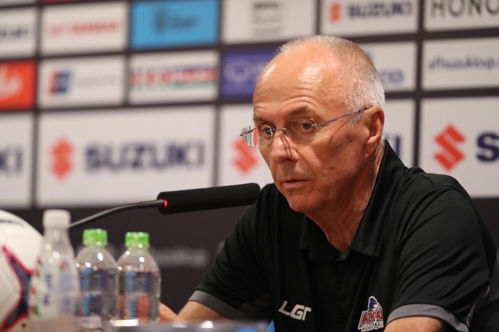 HLV Eriksson đã không thể có được chiến thắng ở Mỹ Đình. Ảnh: Hải Nguyễn 