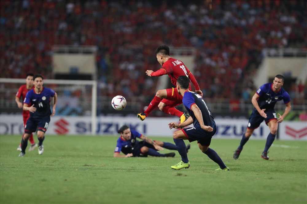 Tuyển Việt Nam đã giành chiến thắng thuyết phục. Ảnh: H.A 